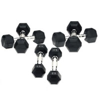 hex dumbbell set