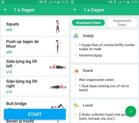 afvallen 30 dagen app