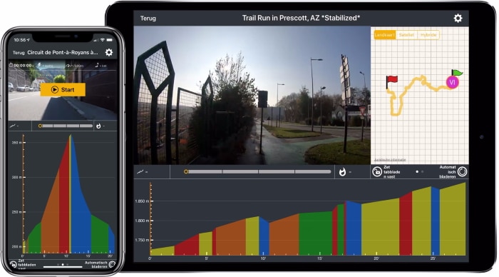 interactief trainen met de crosstrainer