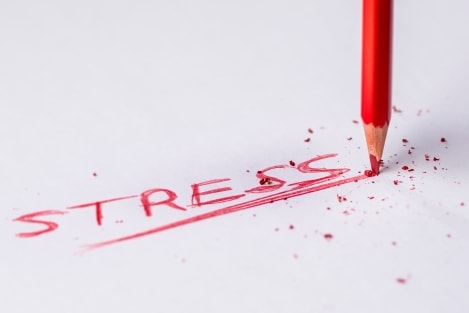 stress belemmerd afvallen