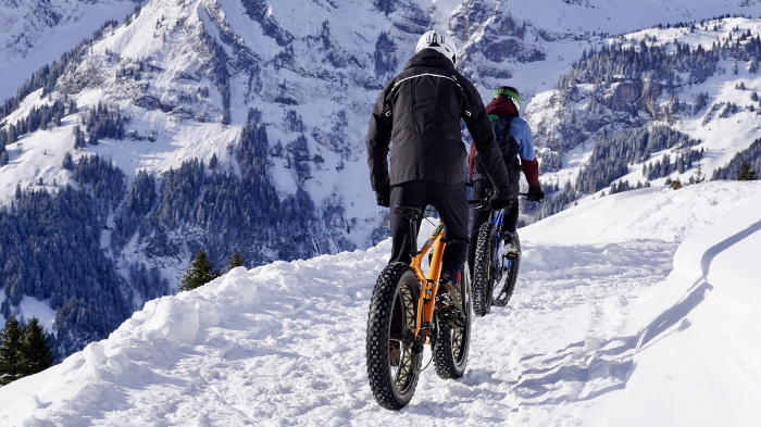 fietsen in de winter