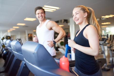 hardlopen op een loopband