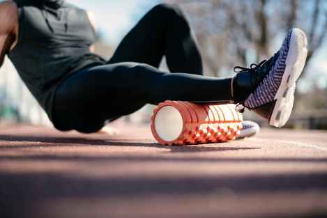 masseren met foam roller