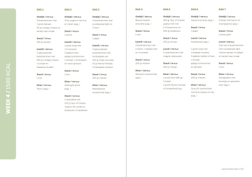 weekschema gezond slank 2